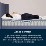 Serta Five Star Mattress Tranquility 10-Inch Medium – Twin– Zoned Lumbar Support, Pressure Relief, Cooling Foam – Bed-in-a-Box– 100 Night Trial, 10-Year Limited Warranty Serta