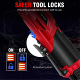 Cordless Electric Ratchet Wrench Set, 3/8" Ratchet Wrench, 12V Power Ratchet Driver with Fast Charger and 300 RPM Speed, 7 Sockets Cordless Ratchet Set with 2*1500 mAh Batteries for Table, Bike, DIY Yiyai