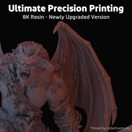 ELEGOO Standard 8K 3D Printer Resin 1000g White Smoke, 405nm Highest Precision Resin Rapid Printing Low Shrinkage, UV-Curing for 8K/12K/14K High Resolution LCD 3D Printer ELEGOO