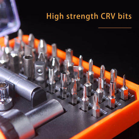 TOOLMAK Ratcheting Screwdriver Set Screwdriver 42 in 1 Ratchet Wrench Set, With Rotatable Ratchet Handles ＆ Storage Case, Household Repair Tool Kits for Bike TOOLMAK
