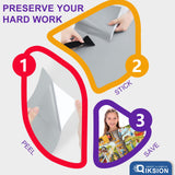 24 Puzzle Saver Sheets, Preserve 4 x 1000 Pieces Jigsaw Puzzles, for Ages 6 and up QIKSION