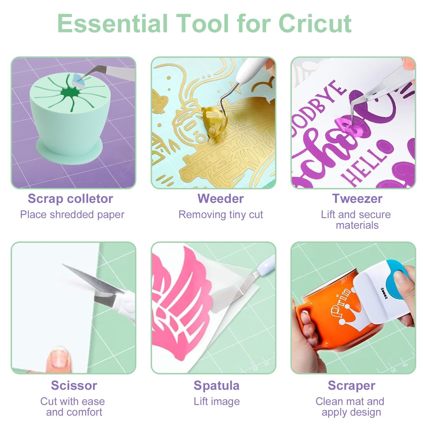 Ultimate Accessories Bundle for Cricut Makers and All Explore Air Machine Cricut Accessories and Supplies Bundle Tools and Accessories Kit for Beginners, Professionals and Skilled Crafters