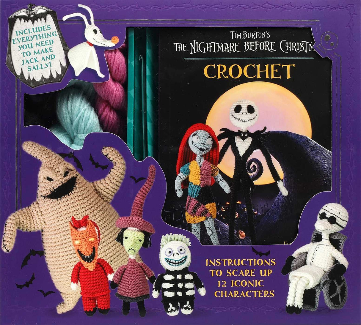 Disney Tim Burton's The Nightmare Before Christmas Crochet (Crochet Kits) WoodArtSupply