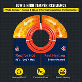 Happybuy 1000Ft PEX Tubing Pipe 1/2" PEX Tubing Oxygen Barrier Radiant Floor PEX Pipe Radiant Heat Floor Heating Plumbing Cold and Hot Water Tubing Happybuy
