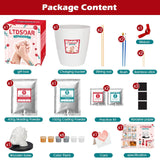 LTDSOAR Hand Casting Kit, Couples with Practice Kit, Hand Mold Kit for Adults & Kids, Romantic Anniversary Wedding Birthday for Her or Him,Boyfriend Girlfriend Unique LTDSOAR