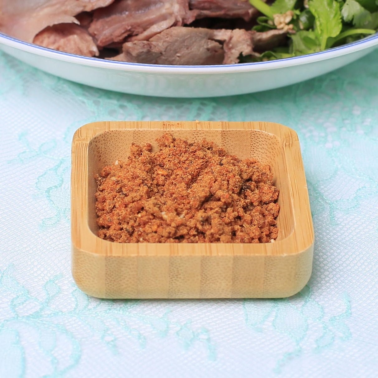 ZTHapwa Snack Bowl Set, Small Bamboo Sauce Dish Dipping Bowls for Appetizers, Dips, Sauce, Nuts, Candy, Olives, Seeds, Desserts and More, Square 1.4 oz ZTHapwa