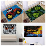 White Snow Christmas Pine Tree Latch Hook Rectangle Rug Kits for Adults Needle Crochet Yarn Kits Embroidery Carpet Hook and Latch Kit Floor Mat Tapestry Christmas Home Decoration 40x60cm(10) Generic