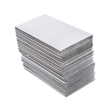 100 Pack 2 x 3.5 inch Business Card Magnets Peel and Stick Adhesive Magnetic Backings Magnet Strong Magnet Blanks Sheets Printable Magnetic Sheet for Dies Storage Saganizer