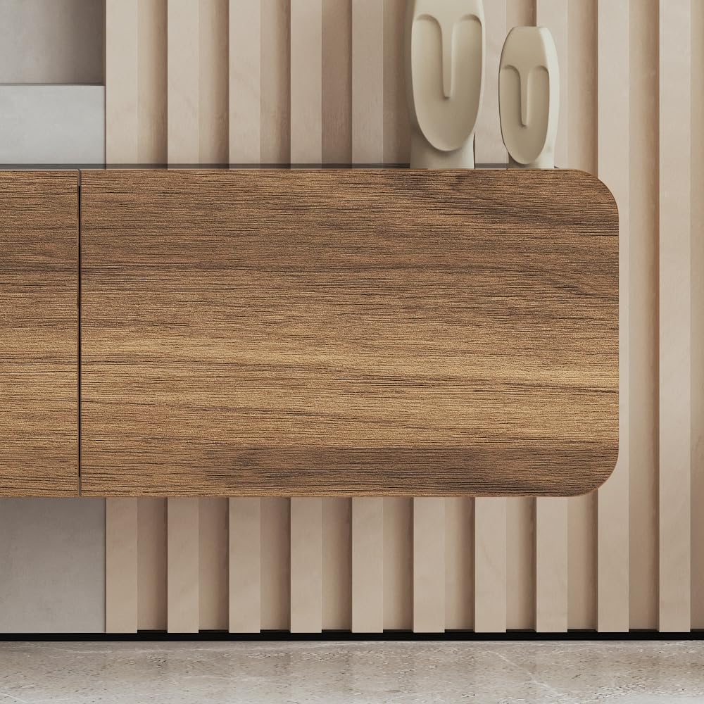 Atelier Mobili Floating TV Stand for 75 Inch TV, Wall Mounted Entertainment Center, Modern Media Console, Mid Century Modern TV Stand, Floating TV Stand 65 Inch ATELIER MOBILI THE LEADER OF THE INTERCHANGEABLE FURNITURE