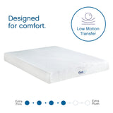 Cool Gel 8 Inch Short Queen Memory Foam Mattress Medium Firm, Memory Foam Mattress Short Queen Size Cooling, Made in the USA, 8" Depth with Pressure Relief, CertiPUR-US Certified, CoolGel Bed COOL GEL
