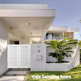 Swinging Door Cafe Door Indoor Solid Wood Saloon Door Saloon Doors Swinging, Solid Wood Swinging Cafe Doors, Saloon Style Bar Door with Hinges, Counter Entrance Pub Café Swing Door Gate, Customizable ENWINDXS