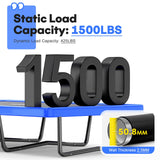 Zupapa 1500LBS Weight Capacity Rectangle Trampoline 10x17FT 9X15FT 8X14FT Outdoor Square Gymnastics Trampolines for Kids Adults Long Large Big Rectangular Tumbling Trampolin Zupapa