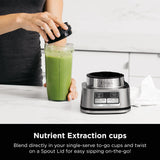 Ninja Blenders for Kitchen | Smoothie Blender, Mixer, Grinder - Premium Blending Performance for Sauces, Frozen Drinks, and More | 1200 Peak Watt Motor | SS101 Foodi Personal Smoothie Maker Ninja