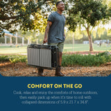 GCI OUTDOOR Master Cook Station | Portable Folding Kitchen Table with Soft Shell Sink, Heat Resistant Tabletop & Telescoping Lanter Pole, Perfect for Camping Trips GCI Outdoor