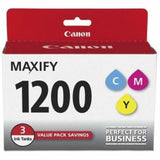 Canon MAXIFY PGI-1200 3Color Multi Pack Ink Compatible to MB2120, MB2720, B2020, MB2320, Cyan, Magenta, Yellow Canon