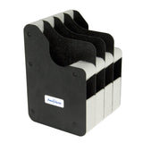 BenchMaster Vertical Pistol Rack, Handgun Safe Storage, Holds 2 to 12 Pistols, Secure Gun Holder Organizer, Kydex and High-Density Foam, No Metal, Lightweight, Sturdy, No Flex, Made in USA BenchMaster