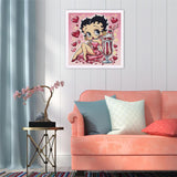 JAKI Diamond Art Painting Kits for Adults,5D DIY Cartoon Diamond Art for Adults,Full Drill Diamond Art Kits for Gift Home Wall Decor(14x14inch) JAKI