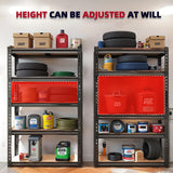 SAMRELAX 5 Tier Storage Shelves, 60" H x 28" W x 12" D Metal Heavy Duty Garage Shelving Unit, Adjustable Utility Rack Shelf for Basement Pantry Closet Shelves SAMRELAX