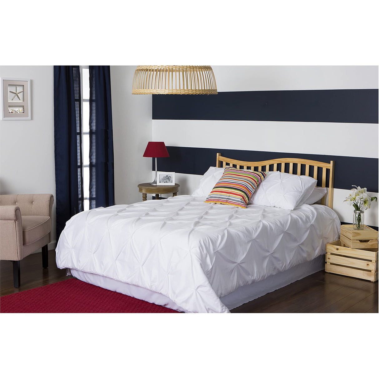 Dream On Me Chelsea 5-In-1 Convertible Crib In Natural, JPMA Certified Dream On Me