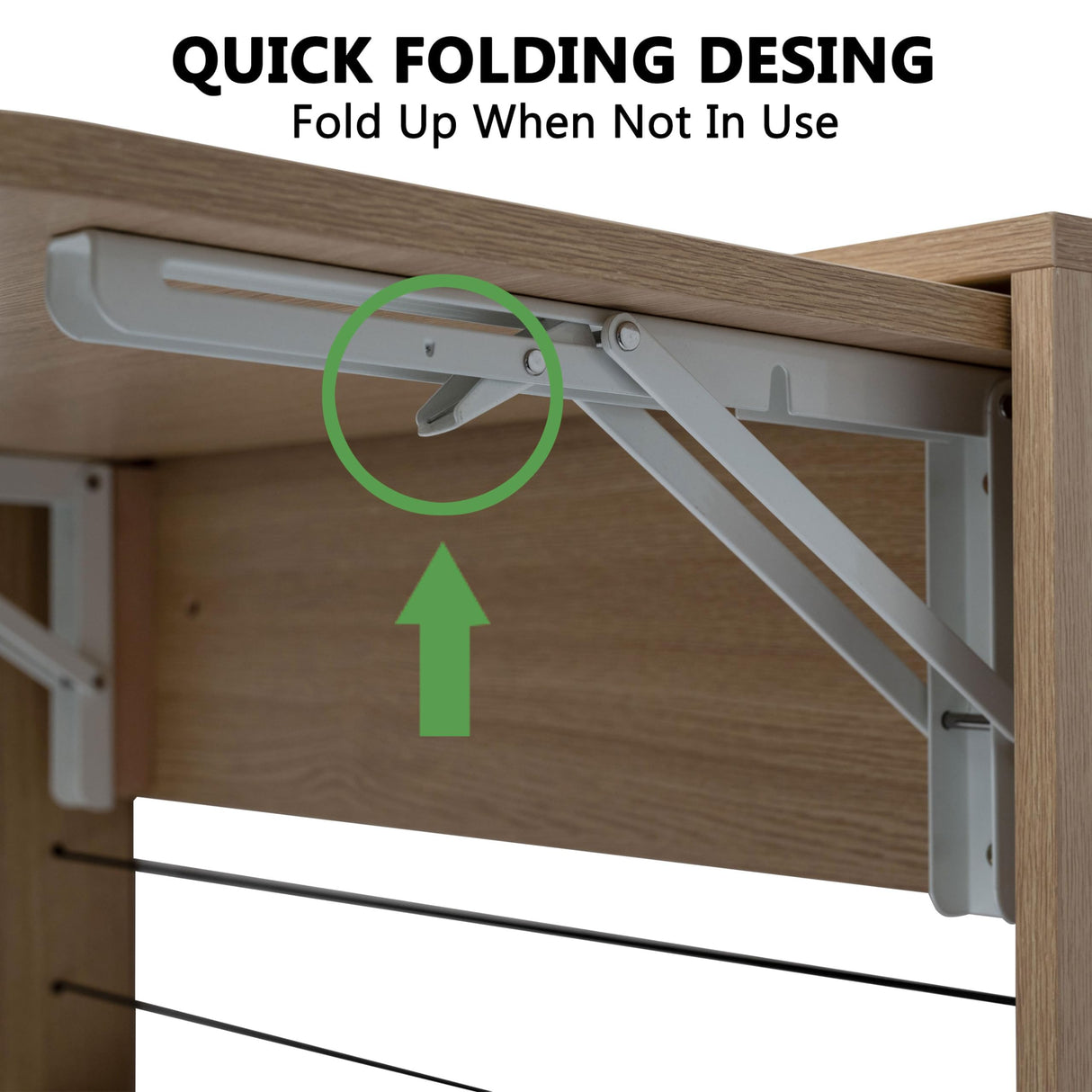 Wall Mounted Folding Table,Wall Desk fold Down,Floating Desk for Study, Functional Hanging Desk for Home Office Workstation, Bedroom,Kitchen Dining (Wood Color-right angle, 80*41.5cm/31.5*16.3inch) SKVSKV