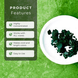 Direct Candle Supply – Color Dye Flakes – Green High Concentration Dyes for Candle Making (1.6 oz)… (Green) Use in Soy/Coconut/Paraffin Wax Direct Candle Supply