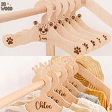 Personalized Small Clothes Rack for Hanging Clothes - Kids Dresser Dress Up Rack For Little Girls Clothing Rack for Kids Boys Toddler - Montessori Shelf Wardrobe Closet For Baby Clothes Kids Furniture 2B WOOD