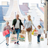 Sublimation Blank Tote Bags, 20Pack Canvas Tote Bags 15.4 x 15 Inch, 8 x 8.3 Inch Small Canvas Tote Bags Reusable Grocery Bags Shopping Cloth Bags for Heat Transfer, DIY, Christmas Craft, Ivory TAOZIM