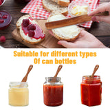 11 Inch Skinny Wooden Spurtle Blender Spatula Sourdough Mixer Bread Stirring Spatula Wood Utensil Tool Flat Stirring Stick Bread Spatula for Dough Cooking Spreading Baking Whisking Mixing Jar Scraping Qianyu