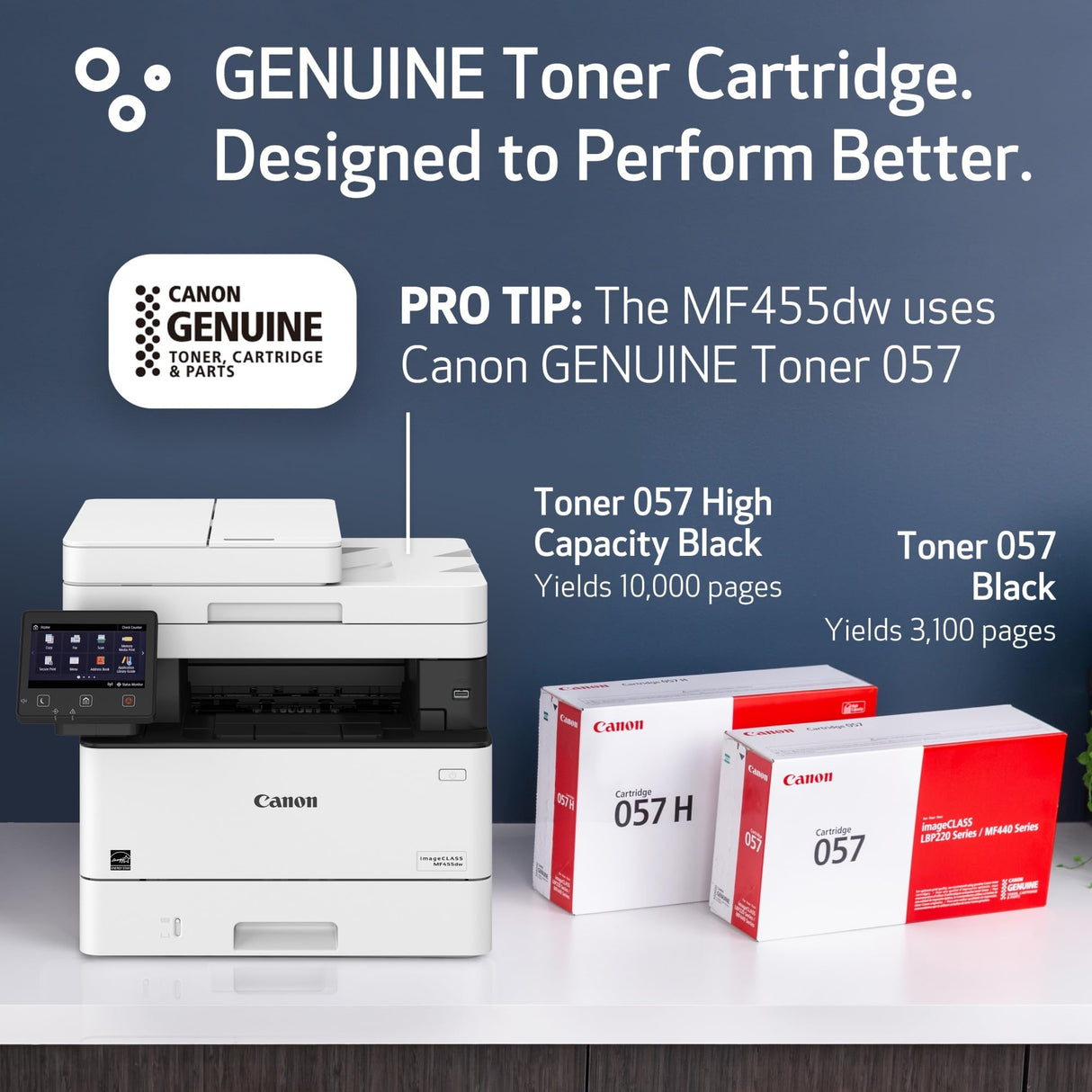 Canon® imageCLASS® MF455dw Wireless All-In-One Monochrome Laser Printer Canon