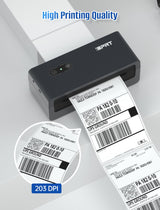 iDPRT Shipping Label Printer 4x6 Bluetooth Thermal Label Printer for Small Business and Shipping Package, Support Android, iPhone, Windows, macOS, Widely Used for Amazon, Shopify, Ebay (Renewed) iDPRT