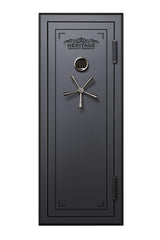 Heritage Security Products 24-Gun Fireproof and Waterproof Safe with Electronic Lock, Dark Silver 24ESSH Heritage Security Products