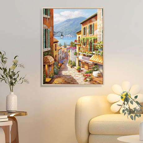 Amphol Paint by Numbers Kit for Adults, Scenery Paint by Numbers on Canvas for Beginners, Acrylic Easy Painting Number Kits for Gift Decor - 16x20 Inch Amphol