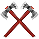 2 Pack NEDFOSS 16" Throwing Axe, Thor Throwing Axes and Tomahawks with 1065 HC Steel & Wooden Handle. Perfect for Axe Throwing Game, Recreation, Competition & Gifts for Men. NedFoss