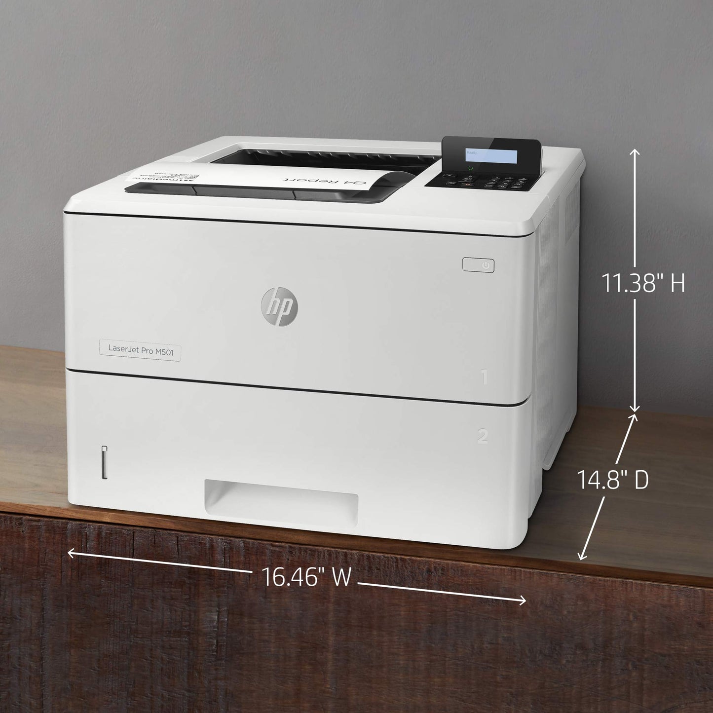 HP LaserJet Pro M501dn Duplex Printer with One-Year, Next-Business Day, Onsite Warranty (J8H61A)