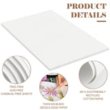 Kisston 10 Sheets Large Watercolor Paper 22 x 30 Inches, 140 lb/300 GSM Cotton Drawing Paper Texture White Blank Painting Paper for DIY Craft Activities Student Artists Drawing Supplies Kisston