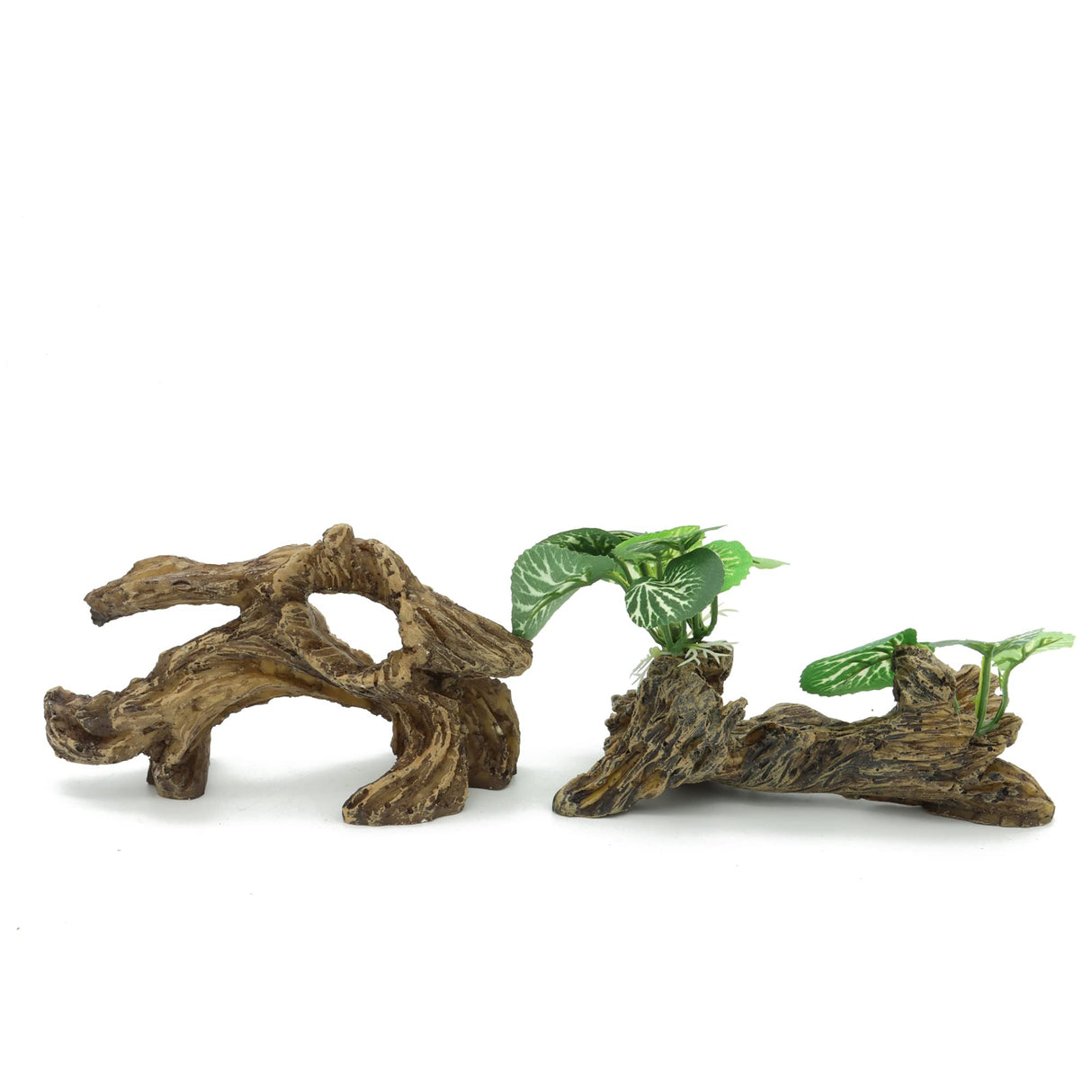 JIHAQUA Artificial Driftwood for Aquarium Decor Plastic Plant Branches Ornament for Fish Tank Decorations (Style C) JIHAQUA