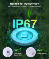 Fussion 200ft Permanent Outdoor Lights for House, 2025 Smart RGB LED Outside Lights with APP Remote Control, IP67 Waterproof Eternity Eaves Lighting for Christmas, Halloween, Holiday, Party, Daily Fussion