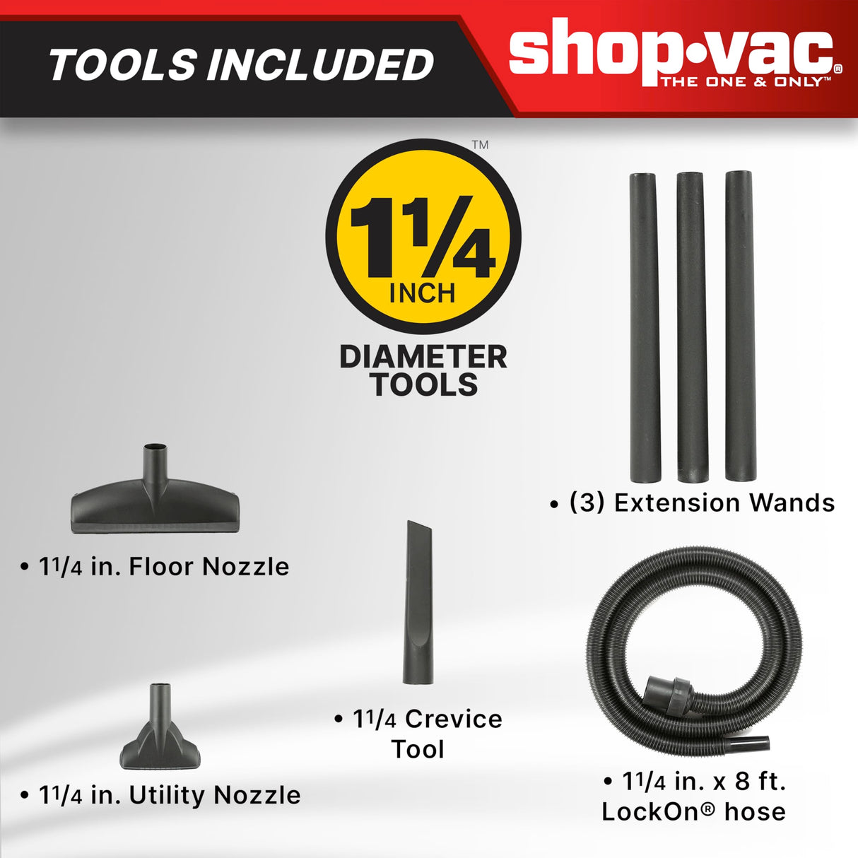 Shop-Vac 5922805 Wet/Dry Vacuum, Black Shop-Vac