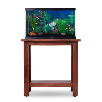 Solid wood Fish Tank Stand up to 20 gallons, 20 Gallon Fish Tank Stand, Aquarium Stand, 10 Gallon Fish Tank Stand, Fish Tank Table, Terrarium Stand, Aquarium Table - WoodArtSupply