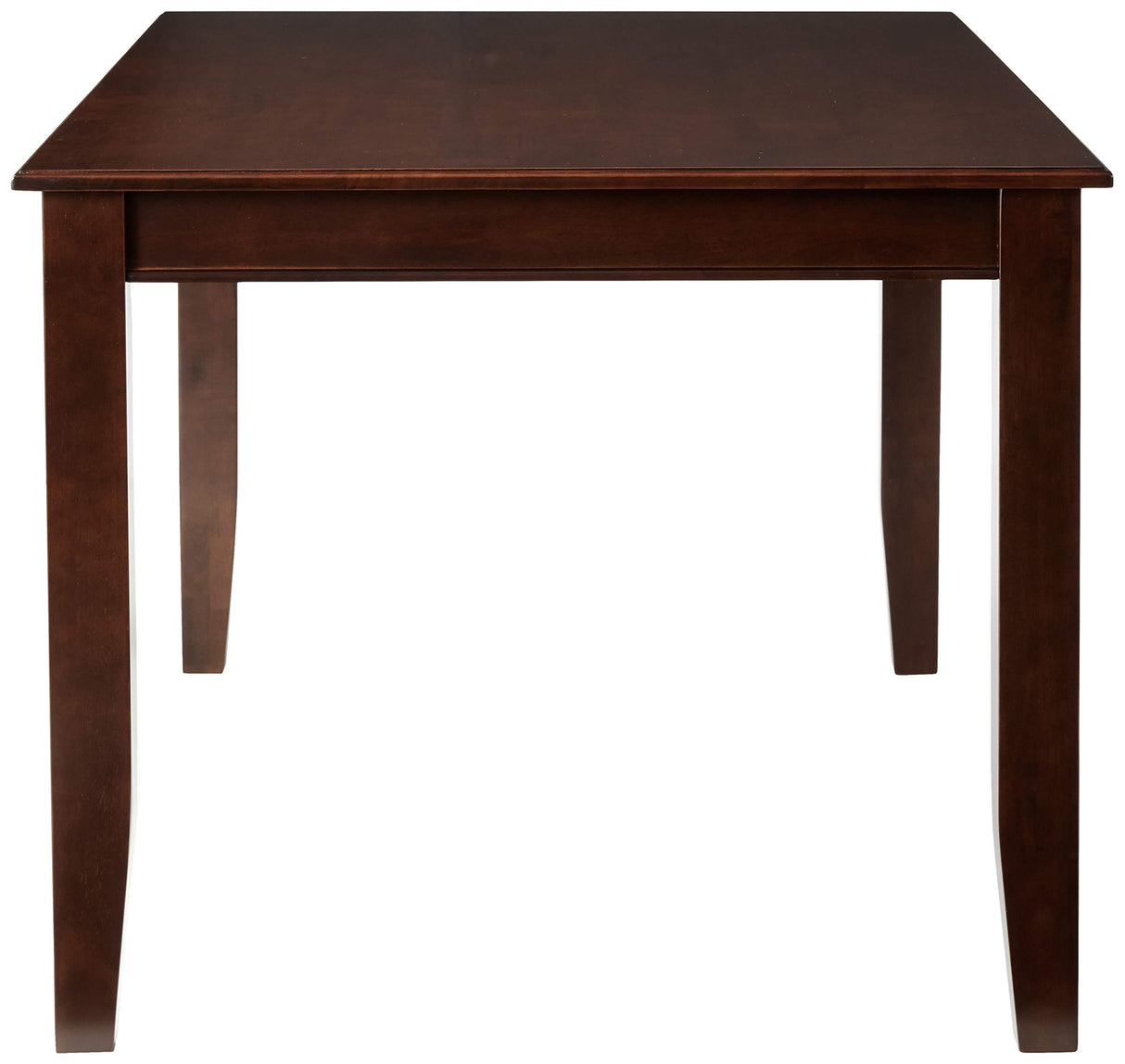 East West Furniture DUT-MAH-T Dudley Dining Room Table - a Rectangle Solid Wood Table Top with Sturdy Legs, 36x60 Inch, Mahogany East West Furniture