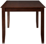 East West Furniture DUT-MAH-T Dudley Dining Room Table - a Rectangle Solid Wood Table Top with Sturdy Legs, 36x60 Inch, Mahogany East West Furniture