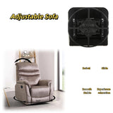 Rocking Swivel Recliner Chair for Power Lift Recliner Chair for Elderly, 360 Degree Swivel, Adjustable Modern Reclining Chairs, Classic and Traditional Recliner Sofa with Lumbar Support (Grey) ALYIAMXL