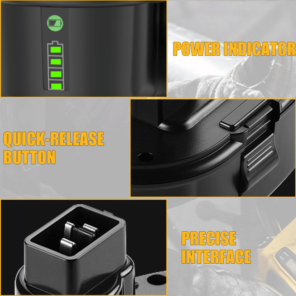 ANTRobut 2 Pack 6500mAh 18V Lithium Battery DC9096 Replacement for Dewalt 18V Battery XRP DC9099 DW9096 DW9098 DW9099 DW9095 Replacement 18 Volt Dewalt Batteries ANTRobut