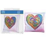 DIAMOND DOTZ Kits - Love Rest Mini Pillow, Partial Drill, Round Dotz, Diamond Painting Kits, Diamond Art Kits for Adults, Valentines Diamond Painting, Diamond Art, Kits, 7"x7" DIAMOND DOTZ