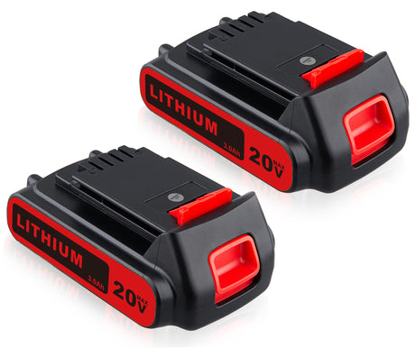 3000mAh 20V Replacement for Black and Decker Battery LBXR20 Max Lithium ion LB20 LBX20 LST220 LBXR2020-OPE LBXR20B-2 LB2X4020,2-Pack VANTTECH