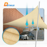 TANG Sunshades Depot Beige 14' x 18' Sun Shade Sail Rectangle Canopy Shade Cover UV Block for Backyard Pergola Porch Deck Garden Patio Outdoor Activities TANG