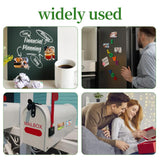 120 Pcs 2.8 x 2 Inch Thick Sublimation Blank Refrigerator Magnets Blanks Sublimation Magnet with 60 Pcs Fridge Magnets, 60 Pcs Larger Square Blanks for Kitchen Microwave Oven Office Supplies SENONAPO