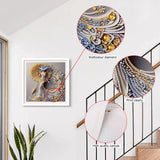 AiYuanzsh 5D Special Shaped Diamond Painting Kit - Charming Goddess Design, Unique Crystal Rhinestone Diamond Art Set for Beginners and Adults, Perfect for Home Wall Decor and Holiday Gifts AiYuanzsh
