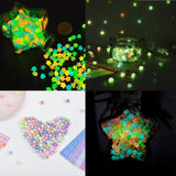 1260 Sheets Luminous Origami Star Paper Strip with 6 Patterns Glow in Dark Folding Stars Paper Lucky Stars Paper for DIY Handmade Crafts Paper Stars Unixing