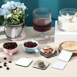 Sublimation Blank Refrigerator Magnets for Kitchen Office Calendar Decorative Square Fridge Magnet Popular Home Wall Decor DIY Decorative Magnets (16 Pieces, 5 x 5 x 0.4 cm) Frienda